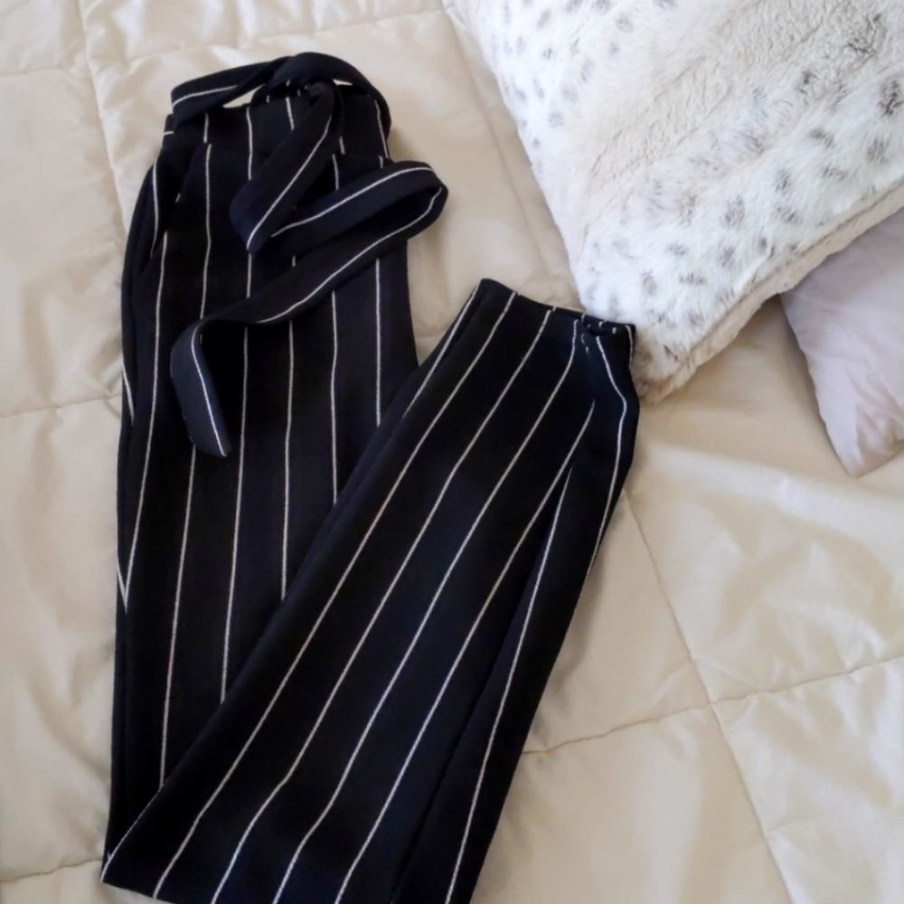 Pin stripe slacks